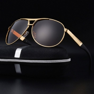 Herre Sommer Hd Solbriller Vintage Outdoors Anti-uv Driving Goggle