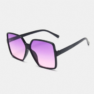 Kvinder Plus Størrelse Stel Square Shape Mode Trend Retro Uv-beskyttelse Solbriller