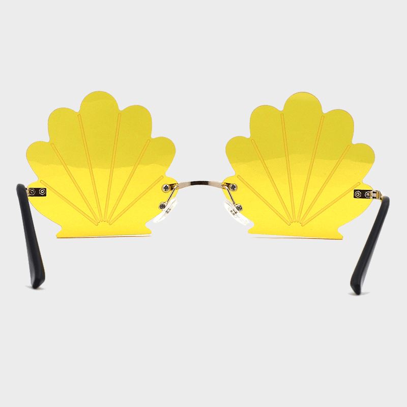 Kvinder Shell Shape Rammeløs Personlighed Casual Udendørs Uv-beskyttelse Solbriller