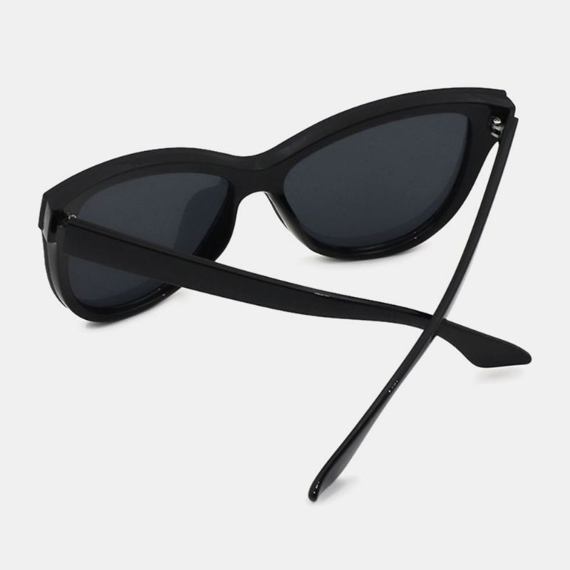 Kvinder Vintage Casual Mode Trend Tykke Fuld Stel Uv-beskyttelsessolbriller