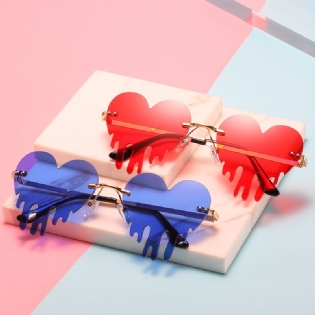 Kvinders Personlighed Rimless Love Tears Solbriller