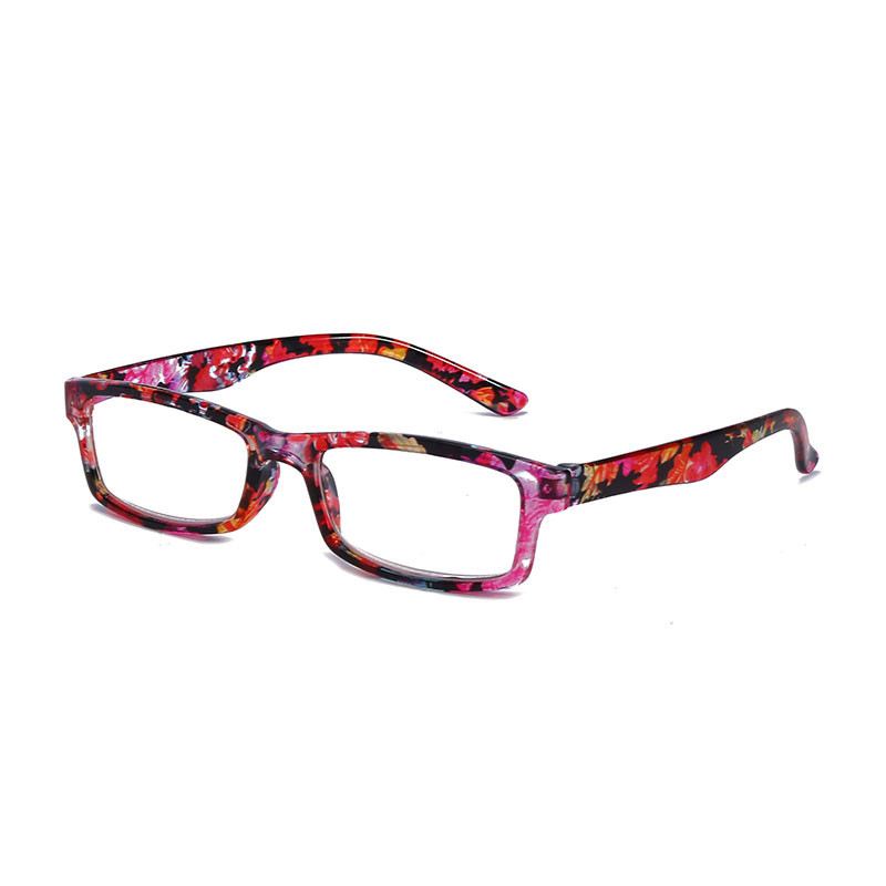 Mænd Kvinder Billige Resin Floral Presbyopic Briller Komfortable Hd Læsebriller