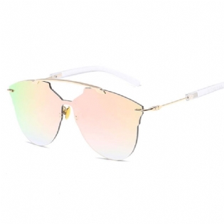 Mænd Kvinder Tyndt Metalstel Solbriller Casual Outdoor Anti-uv Hd Eyeglaases