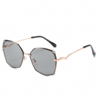 Metal Polygonal Ocean Lens Briller