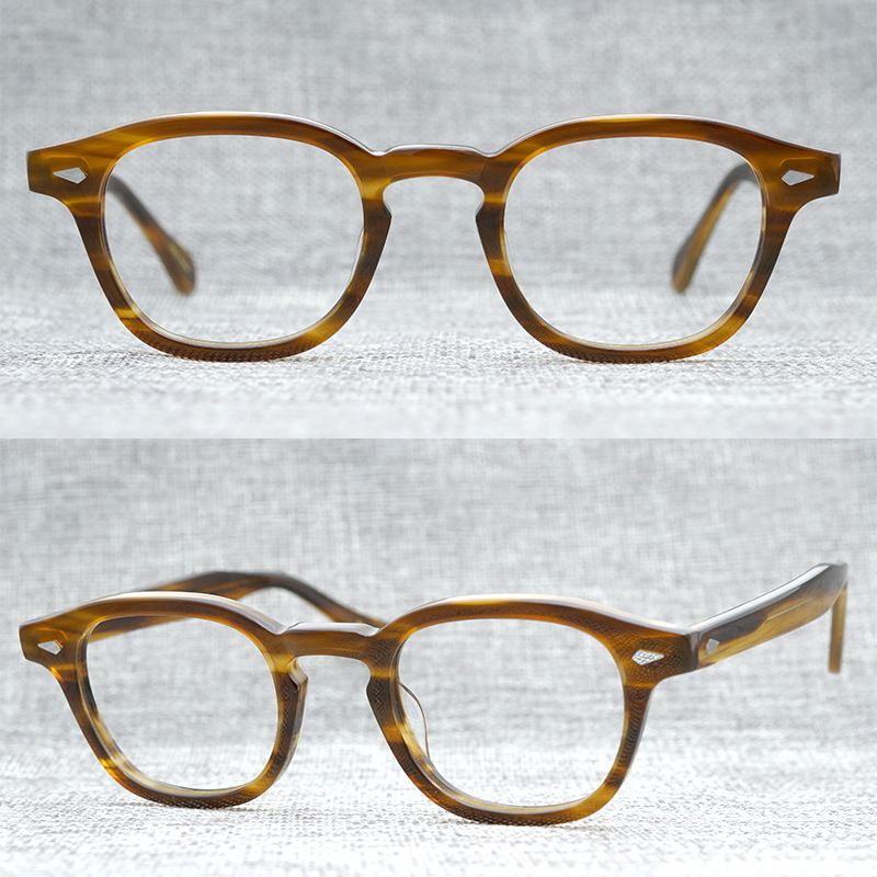 Mode Retro College Style Trendy Herre- Og Damebrillestel