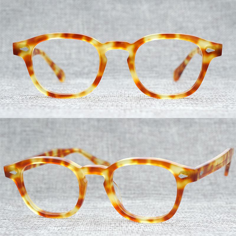 Mode Retro College Style Trendy Herre- Og Damebrillestel