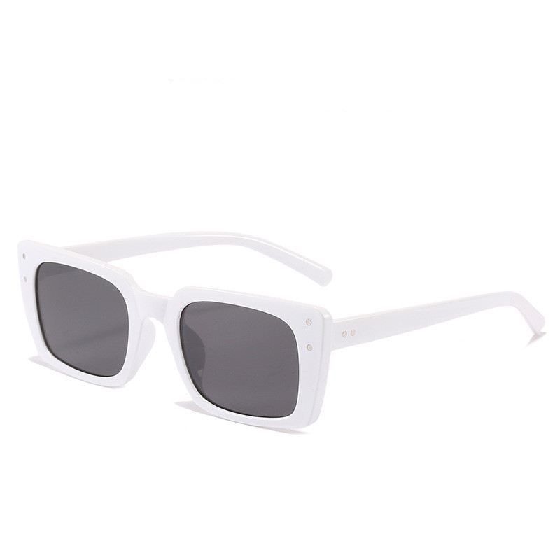 New Square Midin Solbriller Kvinde Lyse Sort Trend Grænseoverskridende Solbriller Mode Street Shooting Live Briller