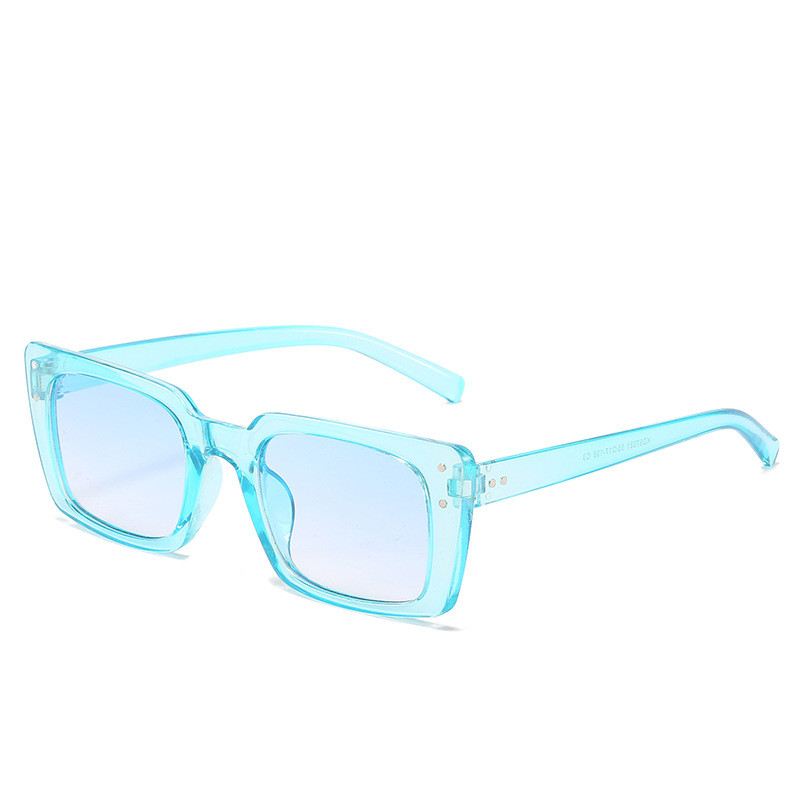 New Square Midin Solbriller Kvinde Lyse Sort Trend Grænseoverskridende Solbriller Mode Street Shooting Live Briller