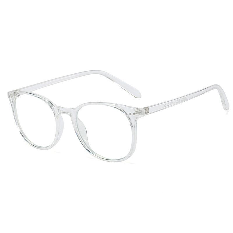 Nye Metal Dame Anti-blue Light Briller Retro Mode Briller Flad Spejl
