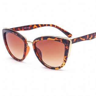 Personlig Cat-eye Mode Eksplosionssikre Solbriller Uv-beskyttelse Damesolbriller