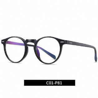 Retro Blå Lysblokerende Briller 2320 Unisex