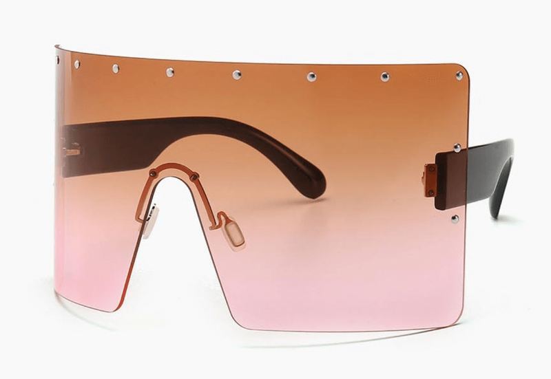 Stort Stel One-piece Goggles Farverigt Stel Solbriller