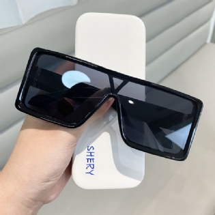 Stort Stel Solbriller Tykt Stel One-piece Lens Solbriller Anti-ultraviolet Solskærm Briller Mænd
