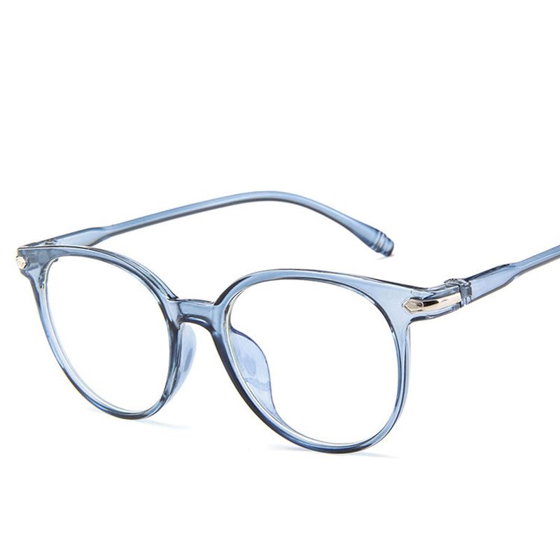 Transparent Jelly Color Brillestel Retro Frame Spejl