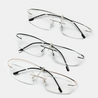 Unisex Bomuldslevering 3 Farve Rullebare Kantløse Læsebriller