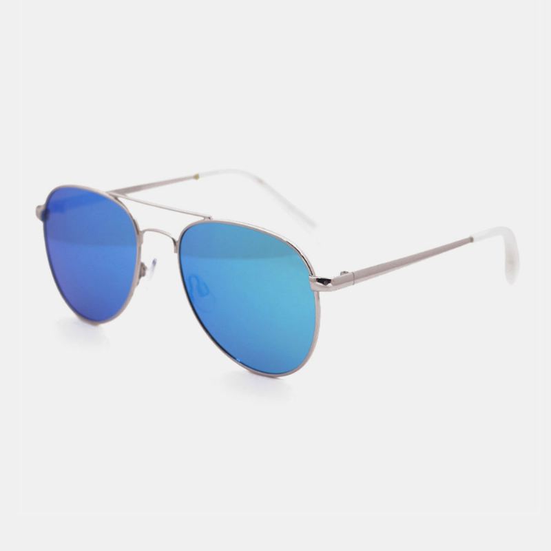 Unisex Casula Mode Fuldt Metalstel Med Smal Kant Elegante Solbriller Med Uv-beskyttelse