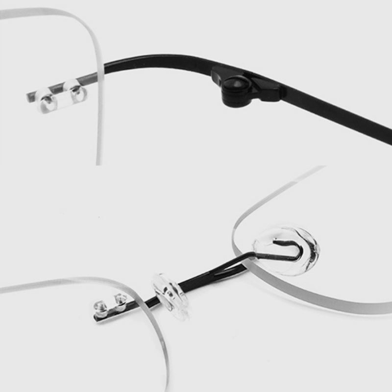 Unisex Dual-use Rammeløse Multi-focus Anti-blue Light Intelligent Automatisk Zoom Læsebriller Presbyopiske Briller