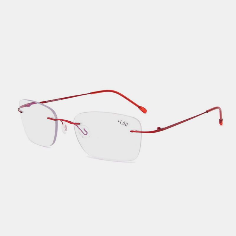 Unisex Dual-use Rammeløse Multi-focus Anti-blue Light Intelligent Automatisk Zoom Læsebriller Presbyopiske Briller
