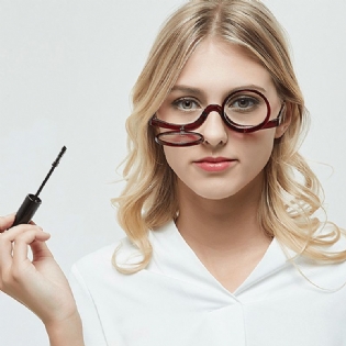 Unisex Flip-up Rund Stel Læsebriller Makeup Briller