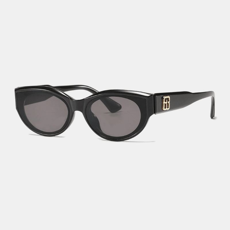 Unisex Kat Eye Pc Full Frame Hd Anti-uv Retro Solbriller