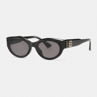 Unisex Kat Eye Pc Full Frame Hd Anti-uv Retro Solbriller