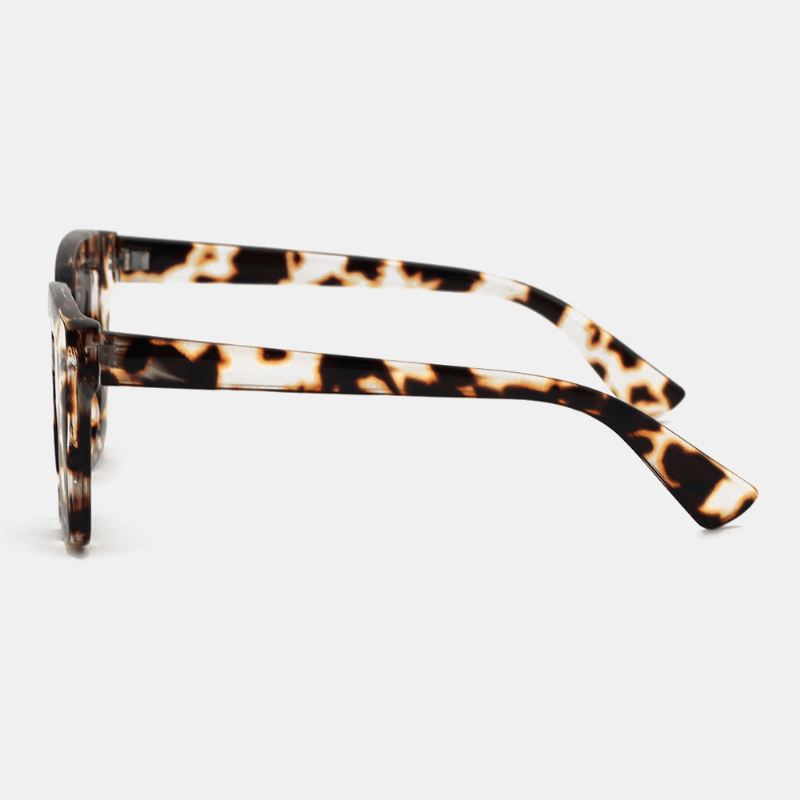 Unisex Leopard Thicken Full Frame Casual Uv-beskyttelsessolbriller