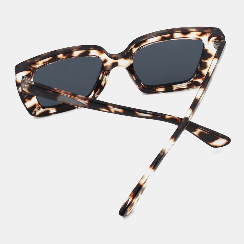 Unisex Leopard Thicken Full Frame Casual Uv-beskyttelsessolbriller