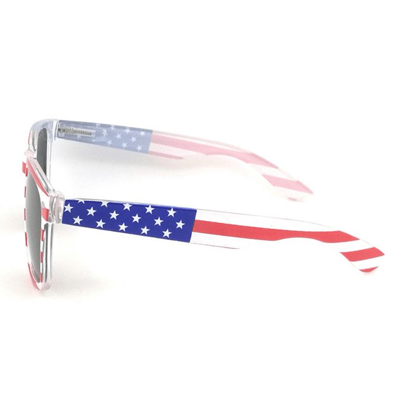 Unisex Patriotic Polarspex 80'er Retro Trendy Stilfulde Solbriller