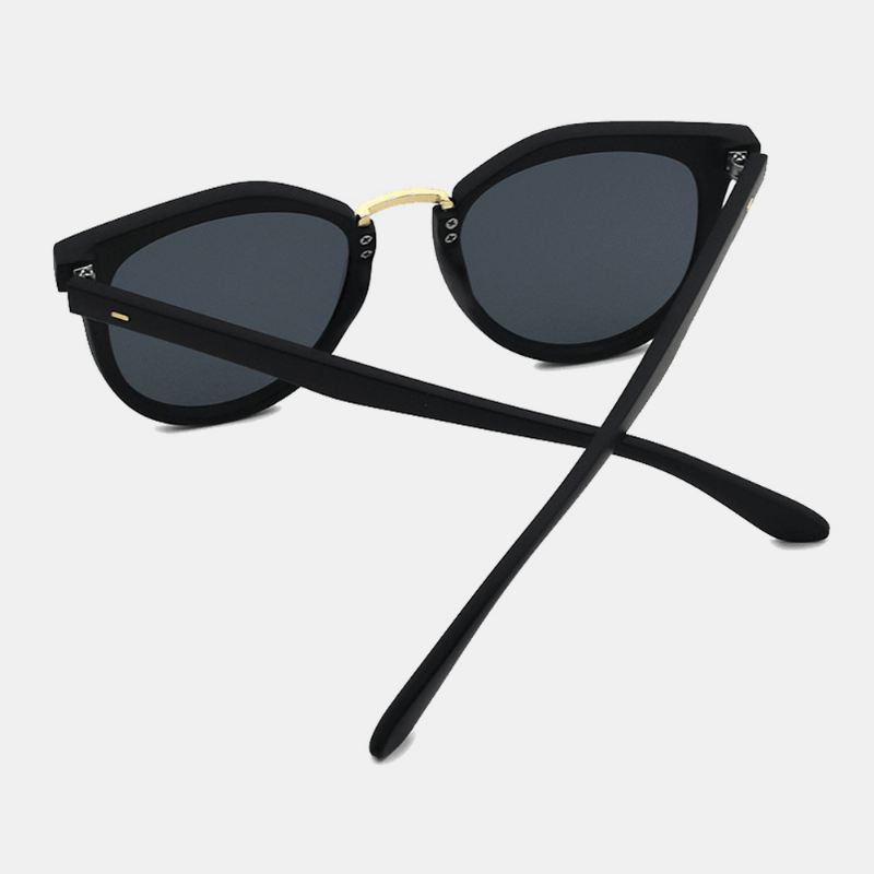 Unisex Tortoiseshell Square Full Frame Mode Casual Uv-beskyttelsessolbriller