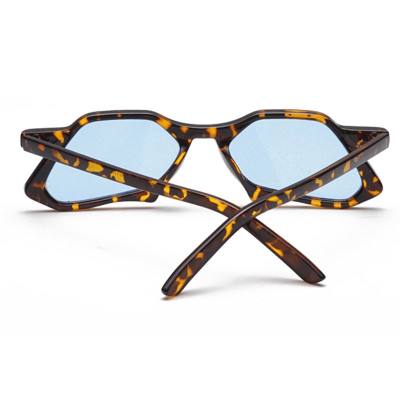 Uv400 Irregular Personality Leopard Med Tryk Solbriller