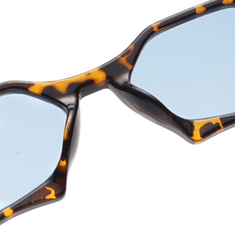 Uv400 Irregular Personality Leopard Med Tryk Solbriller