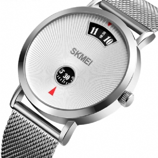 Creative Dial Design 30m Vandtæt Business Style Herreur Quartz Watch