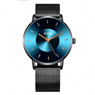 Mode Herreur Light Luxury Slim Dial Vandtæt Quartz Watch