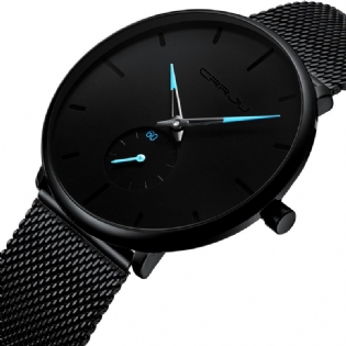 Simple Dial Bright Needle Mænd Mode Quartz Watch