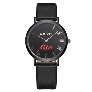 Simple Mode Roman Number Student Watch Unisex Quartz Armbåndsur