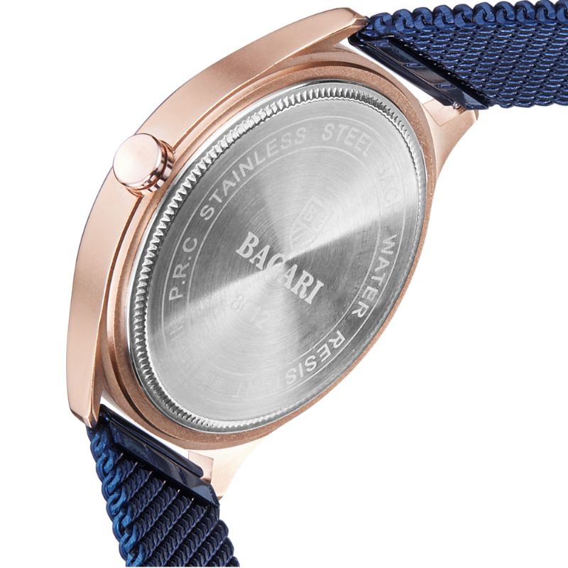 Ultratynd Business Style Herreur Mesh Steel Band Quartz Watch