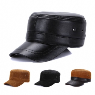 Ægte Fåreskinds Flad Tophat
