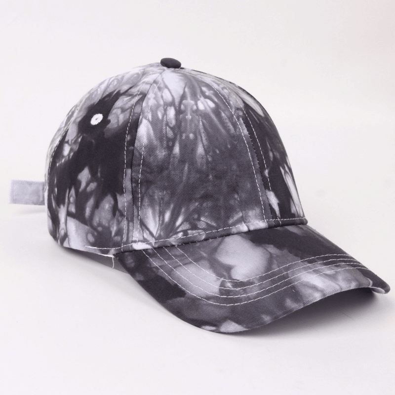 Amerikansk Baseballkasket Mænds Grænseoverskridende Tie-dye Mode Outdoor Hat Dame Big Cap