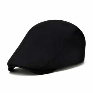Bomuld Solid Color Light Body Forward Cap Udendørs Solsejl Baret