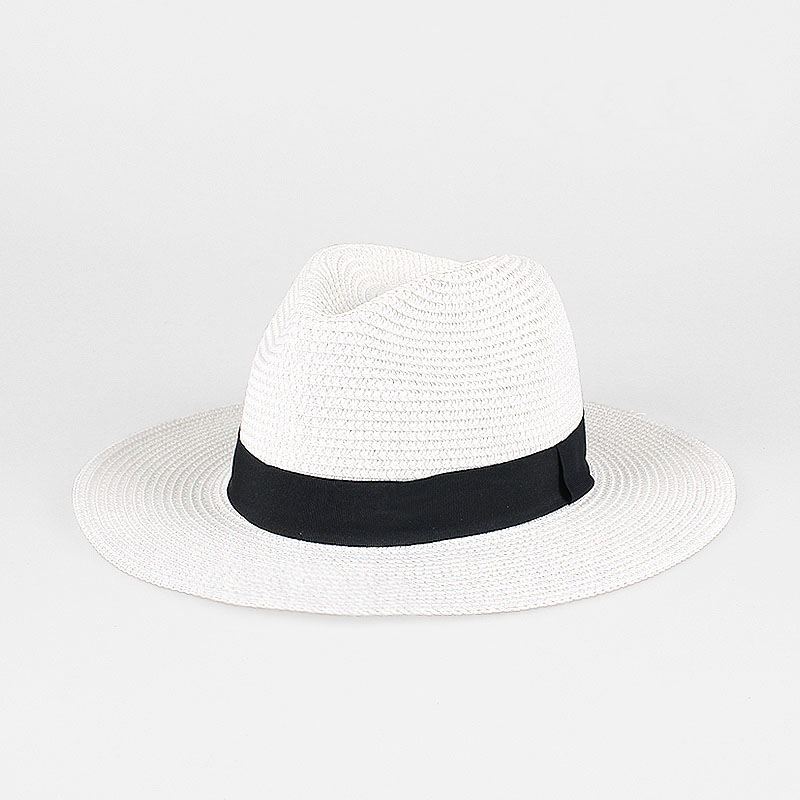 Bred Skygge Solcreme Solskærm Solhat Panama Stråhat Kvindelige Par Tophat