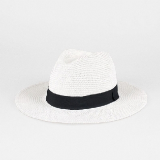 Bred Skygge Solcreme Solskærm Solhat Panama Stråhat Kvindelige Par Tophat