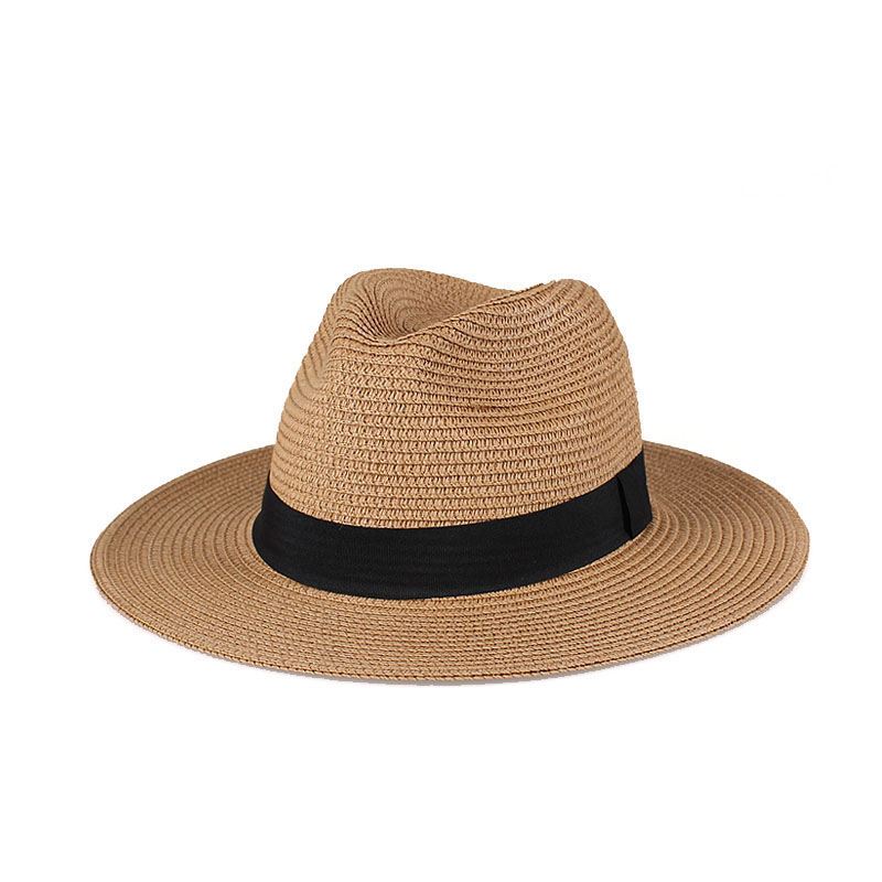 Bred Skygge Solcreme Solskærm Solhat Panama Stråhat Kvindelige Par Tophat
