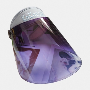 Brev Broderi Solhat Tom Top Hat Anti-uv Big Rim Cover Face Hat