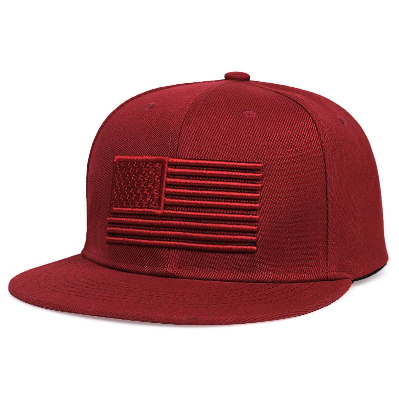 Broderede Hiphop-hatte Til Mænd Og Kvinder Fladkantede Baseballkasketter Hip-hop-skateboardhatte Trend