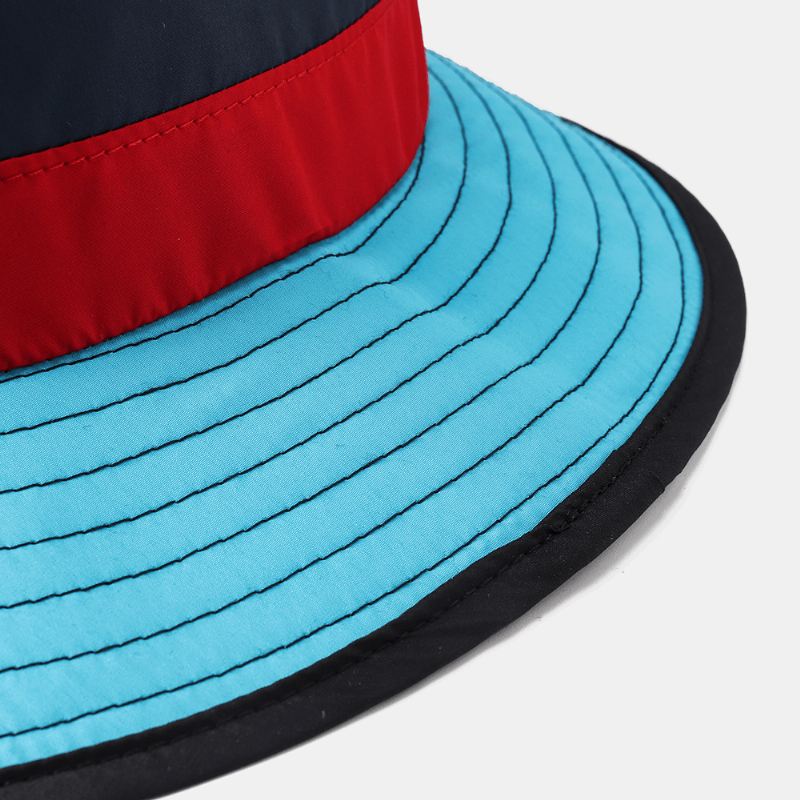 Fiskerhat Med Syninger I Flere Farver Vandtæt Åndbar Cap Bucket Hat