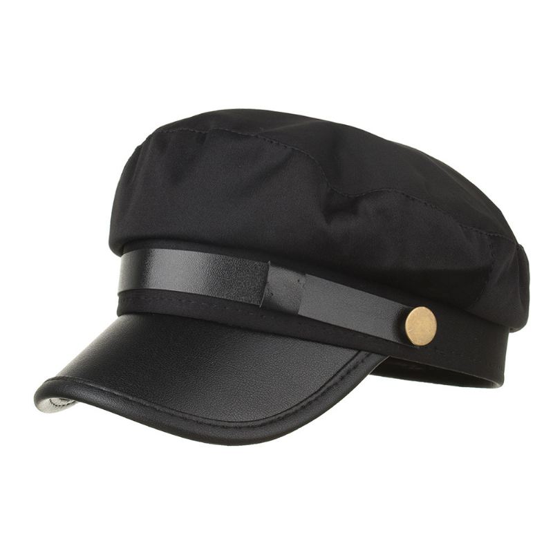 Hat Lady's Vintage British Navy Hat Med Metalspænde