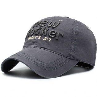 Herre Dame Summer Wild Casual Baseball Cap I Bomuld