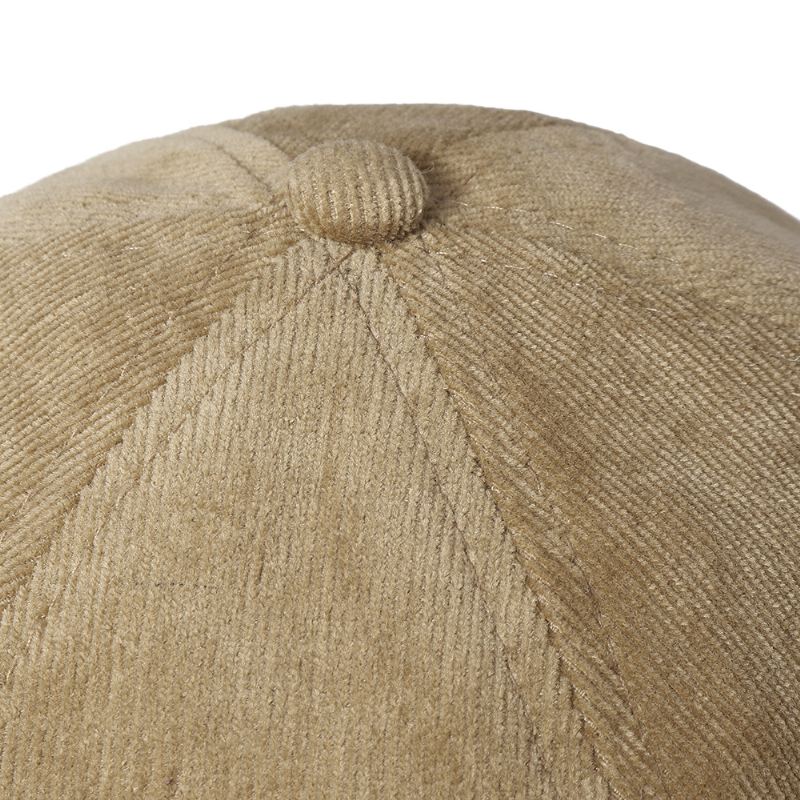Herre Fløjlsbukser Justerbar Solid Fransk Brimless Hat Retro Kalot Sømandskasket