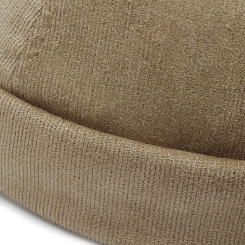 Herre Fløjlsbukser Justerbar Solid Fransk Brimless Hat Retro Kalot Sømandskasket