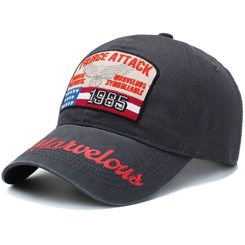 Herre Kvinders Sommer Vintage Broderet Baseballkasket